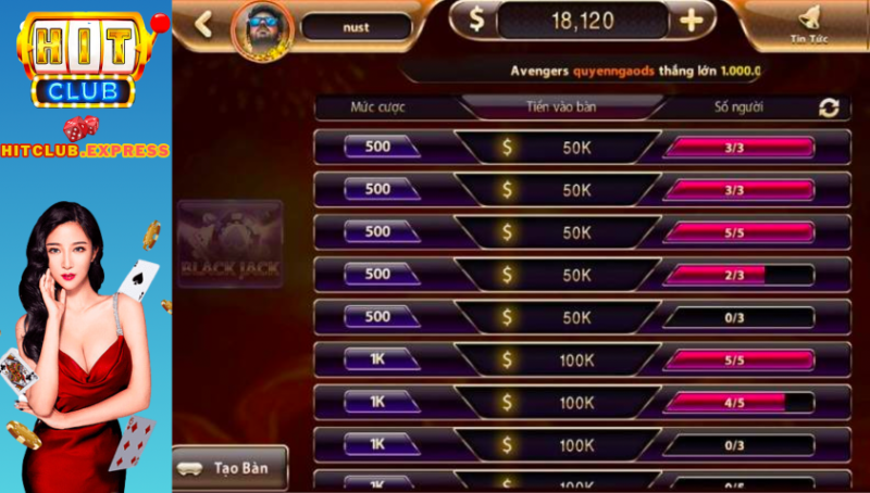 Đặt cược Xì tố HitClub