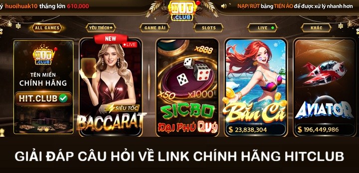 Tìm link chính hãng Hitclub có điều gì khiến game thủ tò mò?